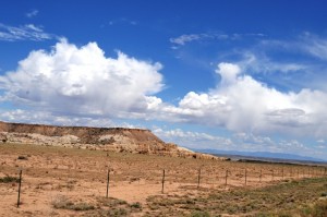 Wüste in New Mexico: So schön sah es auf der einen Seite aus...