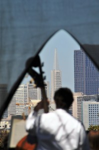 Open Air Klassik im Dolores Park: Das San Francisco Sinfonie Orchestra spielt.